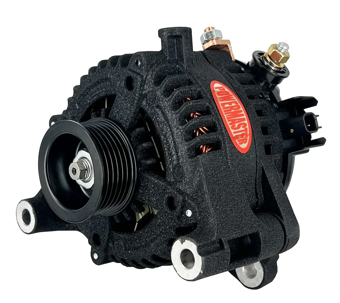 851584WS – POWERMASTER Alternator/ Generator, 6-Grove Pulley 180 Amp Black